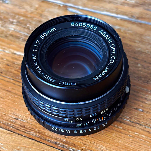 Pentax smc 50mm 1 - pentax-m, f/1.7
