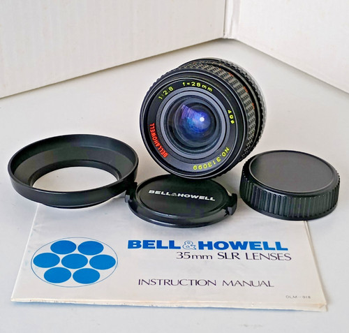 Bell howell 8 - howell, f2.8/28mm