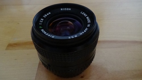 Ricoh 28mm pentax k - f2.8, k-mount