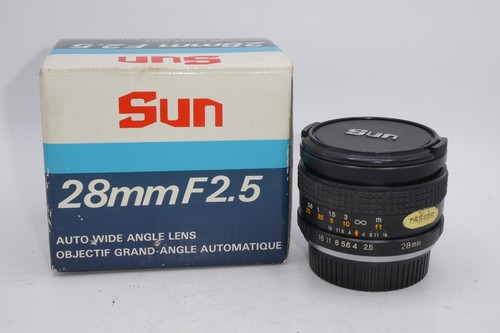 Sun 28mm wide angle - f/2.5,