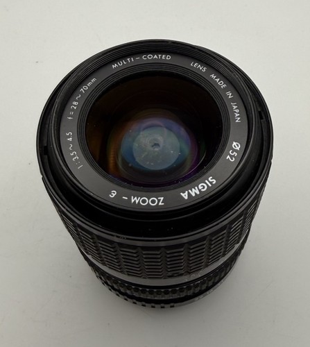 Sigma zoom 70mm 5 - 28-70mm, f3.5-4.5