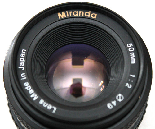 Miranda 50mm lens pentax - f2,