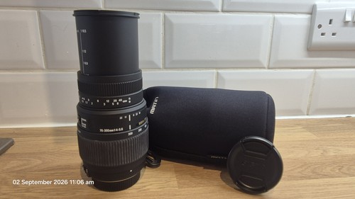 Sigma 300mm 5 6 dg - f/4-5.6,