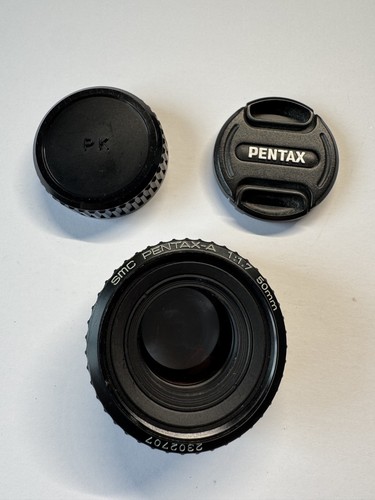 Pentax smc 50mm - a, f1.7